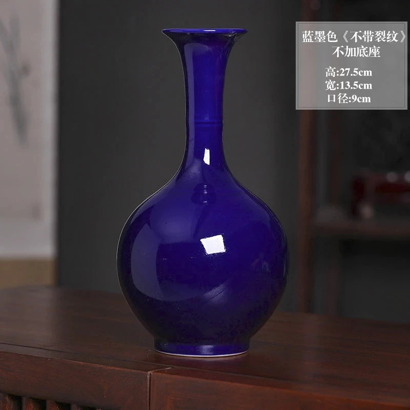 

Керамическая цветная глазурованная белая ваза Jingdezhen с ледяными трещинами, современные модные ремесла, предметы интерьера