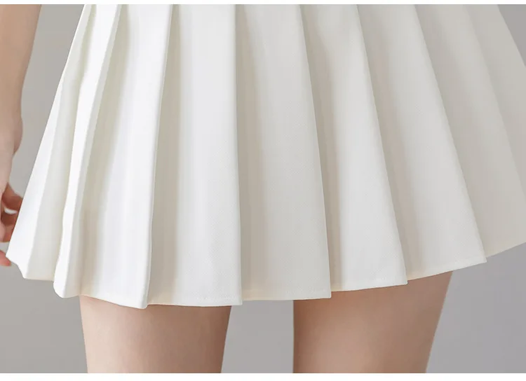 green skirt Sexy Women Pleated Skirt High Waist Mini Skirt Summer Korean Kawaii White A-Line Skirt Preppy Style Girls Dance Dress Jupe Femme silk skirt