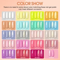 COSCELIA 20PCS Gel Nail Polish Set with 7ML Base Glossy Matte Gold Sliver Glitter Top Coat Long Lasting for Girls Nail Salon Art 2