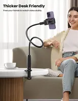 Lazy mobile phone holder bedside bed with multifunction live catch up drama desktop universal hose creative clip holder - Image 2