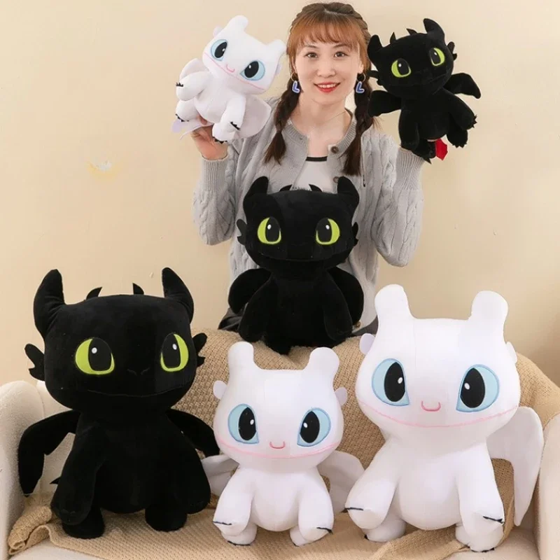 thumbnail image 4 of Figuras de anime de Cómo entrenar a tu dragón, muñeco de peluche desdentado, juguete de peluche desdentado para habitación de niños, bonito regalo de cumpleaños kawaii., 4 of 4