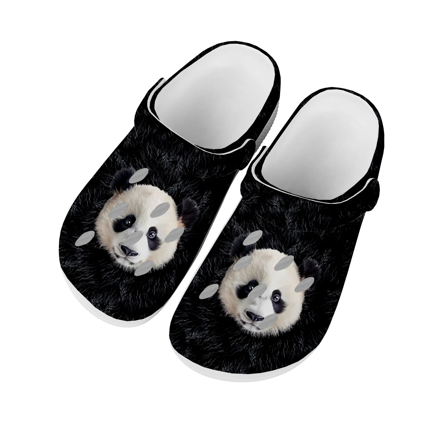 

Panda Leopard Tiger Wolf Dog Home Clog Mens Women Youth Boy Girl Sandals Shoes Garden Custom Made Breathable Shoe Hole Slippers