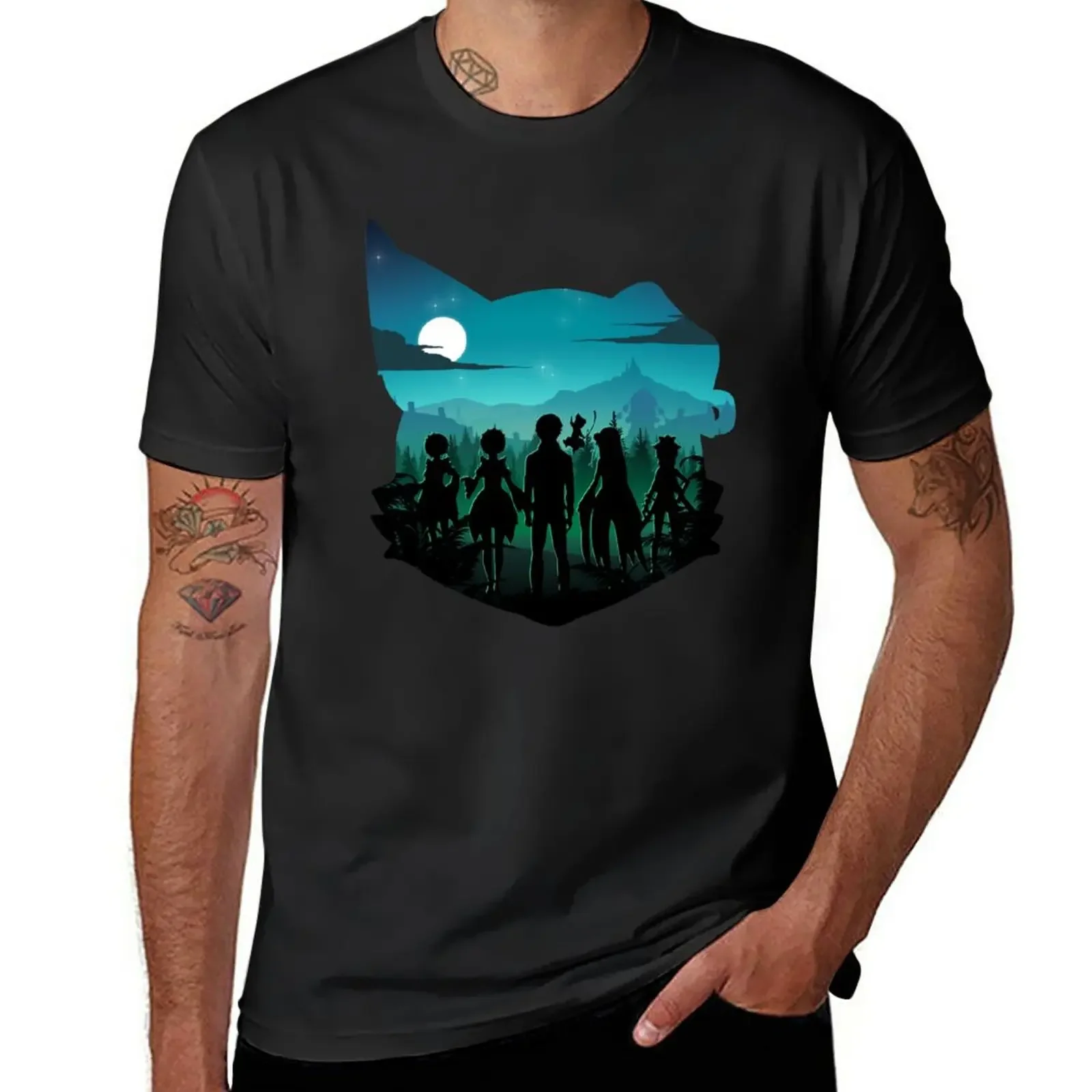 

Pack Silhouette T-Shirt tees plain anime sublime mens big and tall t shirts