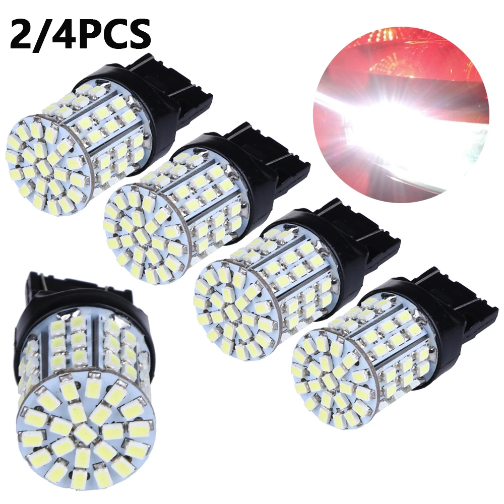 24pcsT20W21W74437440LED64SMD1206TailStopBrakeLightBulb