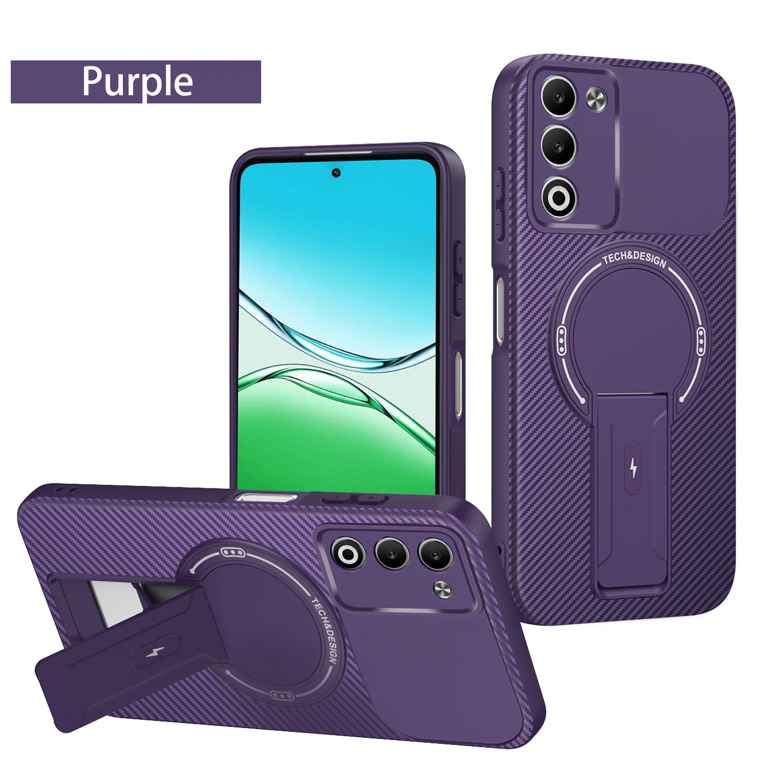 Magnetic Mounting Bracket Protective Back Cover