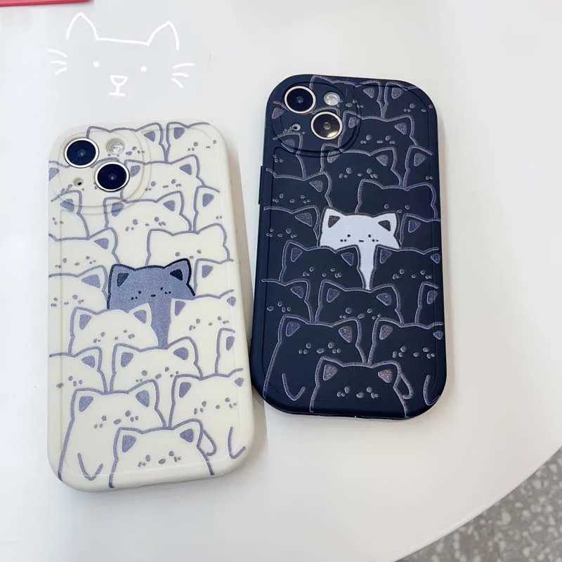 Cartoon Bears Cover Posteriore In Silicone Per Galaxy A12 A13 A22 A23 A32 A33 5G Custodia Per Telefono Per Samsung Galaxy A73 A72 A71 A53 A52 A51 4G