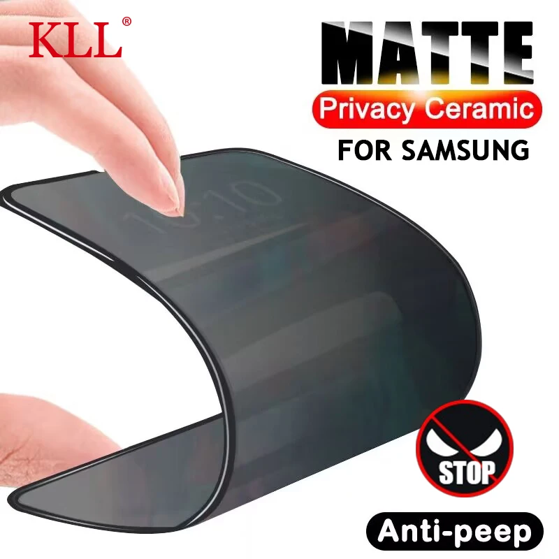 Anti-spy Matte Ceramic Film For Samsung galaxy A05 A04E A03 A21 A22 M34 M54 M14 M13 M04 M51 M53 M23 M52 Privacy Screen Protector