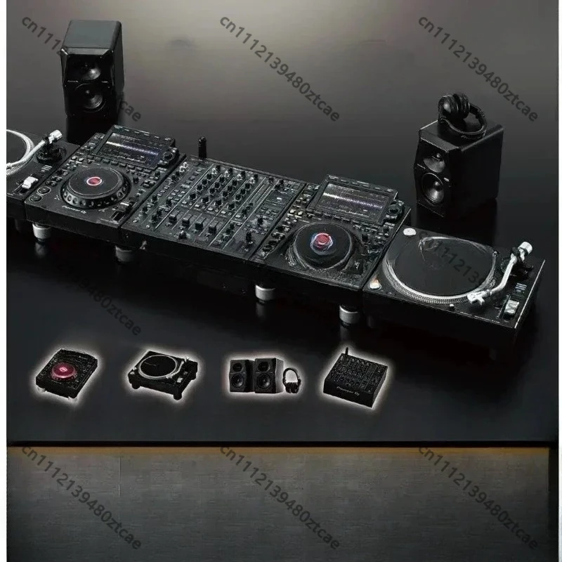 Mini Controller Audio DJ Modello Portachiavi, Mixer, Lettore CD, Replica di Simulazione, Ciondolo Creativo, Collezione Musicale, Anello Portachiavi Decorativo