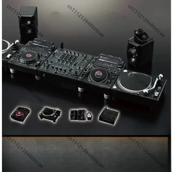 Mini Controller Audio DJ Modello Portachiavi, Mixer, Lettore CD, Replica di Simulazione, Ciondolo Creativo, Collezione Musicale, Anello Portachiavi Decorativo