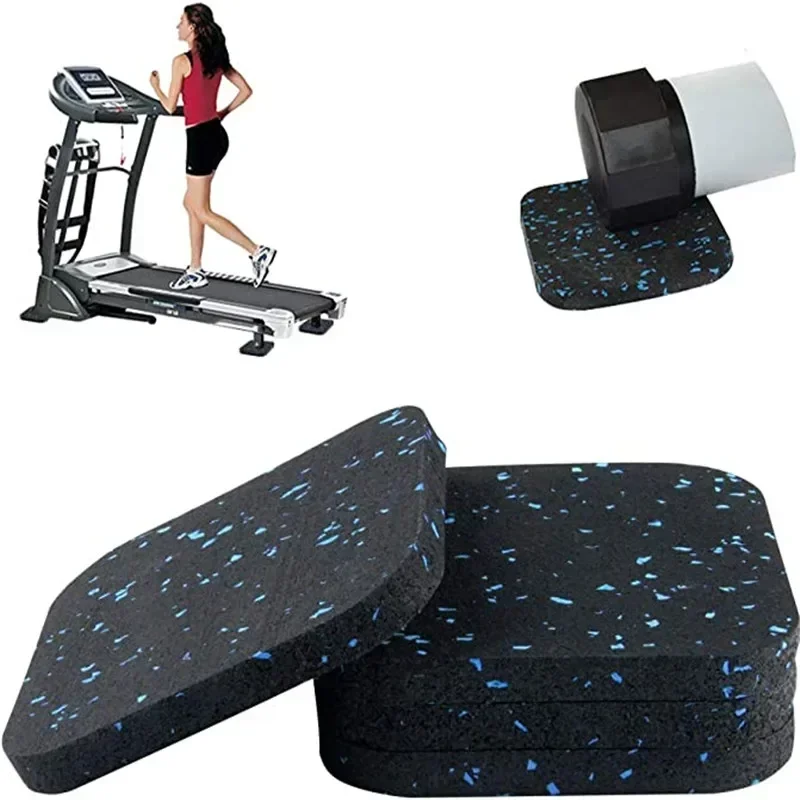 10*10cm Treadmill Mats Pads High Density Rubber Shock-Proof Sound-Absorbing Cushioning Floor Mat Home Gym Exercise Equipment 6