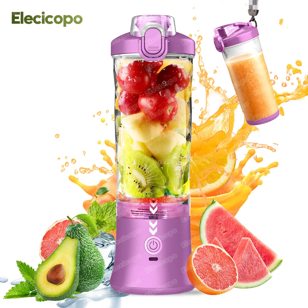 Portable Blender, Personal Size Blender For Shakes And Smoothies With 6  Blades Mini Blender For Kitchen,Travel - AliExpress