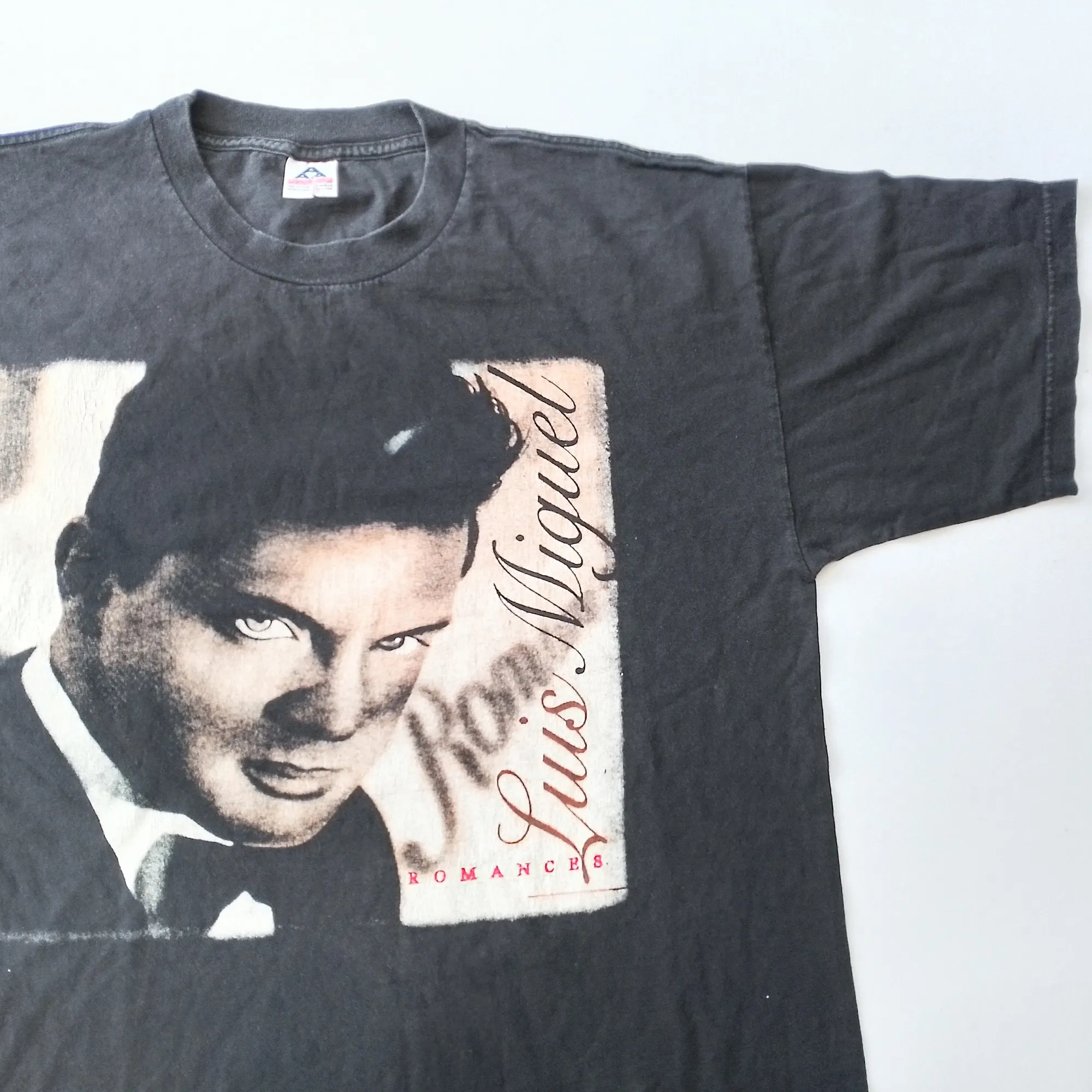 Maglietta Vintage Luis Miguel Romances Concierto En Vivo Degli Anni '90 Taglia Xl (W 24 X L 30)