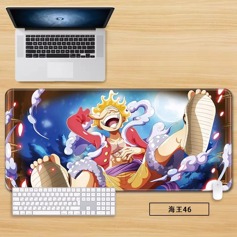고화질 인쇄된 새로운 소년 사무실 원피스 가죽 마우스 패드 애니메이션 게임 로로노아 조로 컴퓨터 키보드 데스크탑 테이블 매트