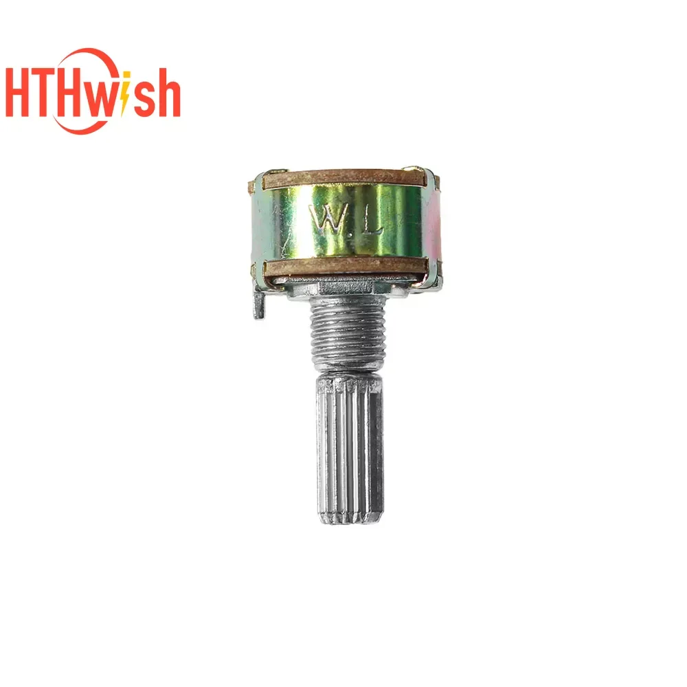 5pcs WH148 20MM 6Pin Dual Potentiometer B1K B2K B5K B10K B20K B50K B100K B250K B1M Ohm Variable Rotary Carbon Film Resistor