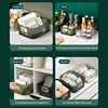 Acrylic Organizers Snacks Bathroom Organizer Rectangular Storage Makeup Clutter Bedroom Cosmetics Living Room Make Up Organizer 4