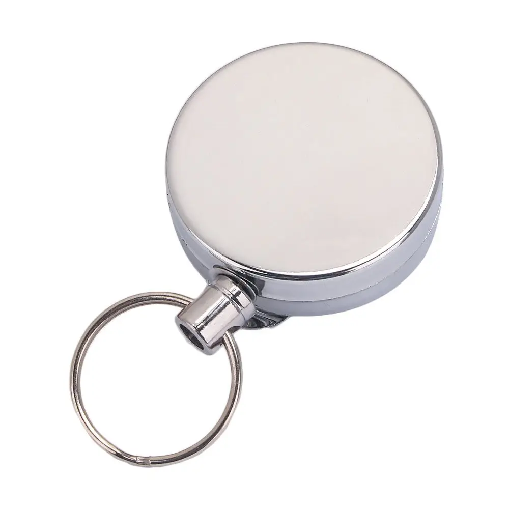 

Зажим для ремня, уличный инструмент, выдвижной брелок для ключей, Высокоэластичный стальной трос