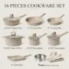 Nonstick Pots and Pans Set – Stackable 4