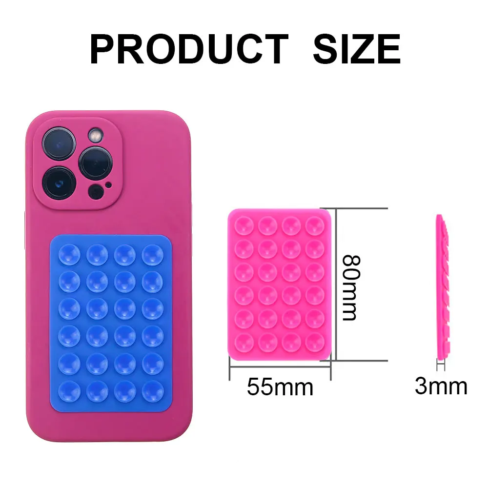 Silicone World Universal Phone Mount with Anti-Slip Suction Cups
