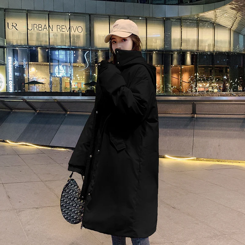 Bread Coat down Cotton Clothing Cotton Coat Women's Winter Coat Mid-Length Thick Cotton Jacket New Fashion