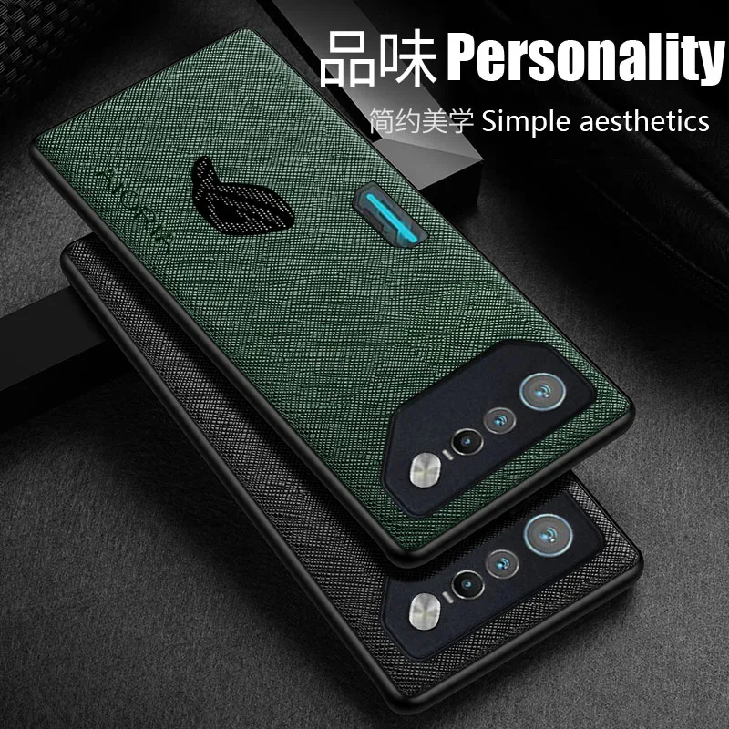 Luxury Cross Pattern Leather Case, Premium Shell