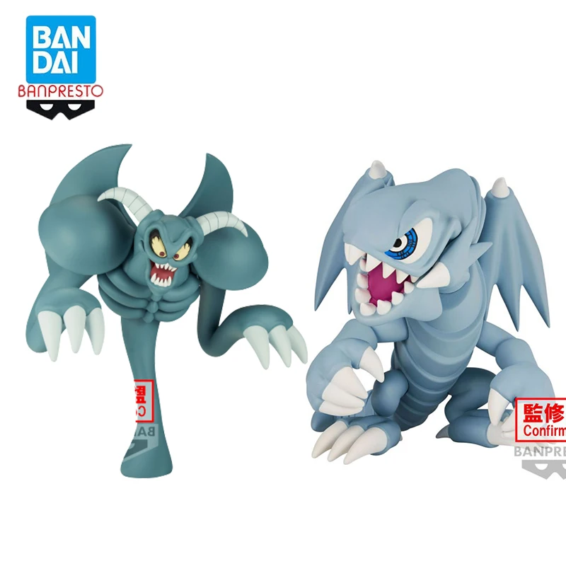 

Оригинальный BANDAI Banpresto Yu-Gi-Oh! Экшн-фигурки из ПВХ для поединка монстров с голубыми глазами, мультяшным драконом, призванным черепом, аниме-фигурки, игрушки