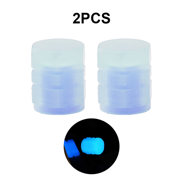 Luminous Car tire valve stem caps Dust-proof tire air cap Applicable Car Motorcycle Bike Tire Decoration Accessories