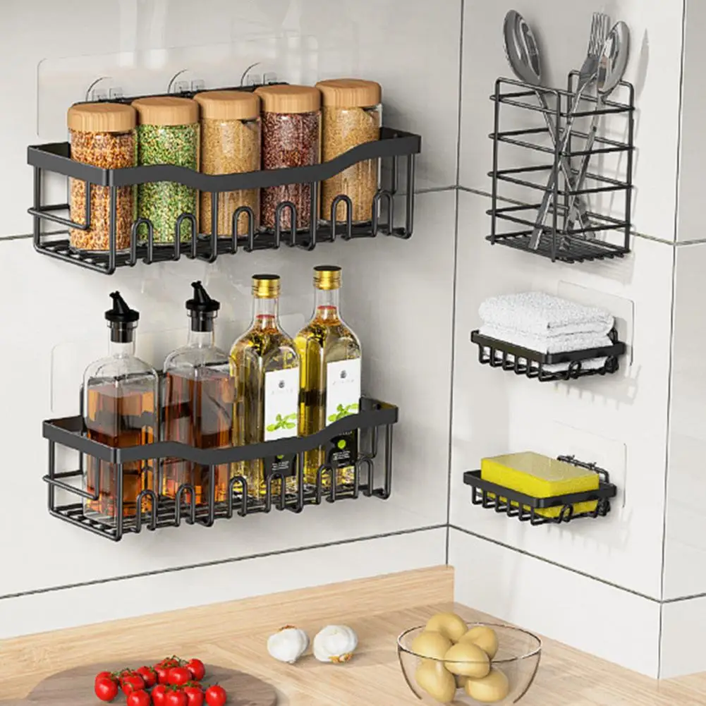 Shower Caddy, Rust-Proof Scratch-Resistant Shower Organizer Storage Rack, Easy Installation No Drilling Bathroom Organizer