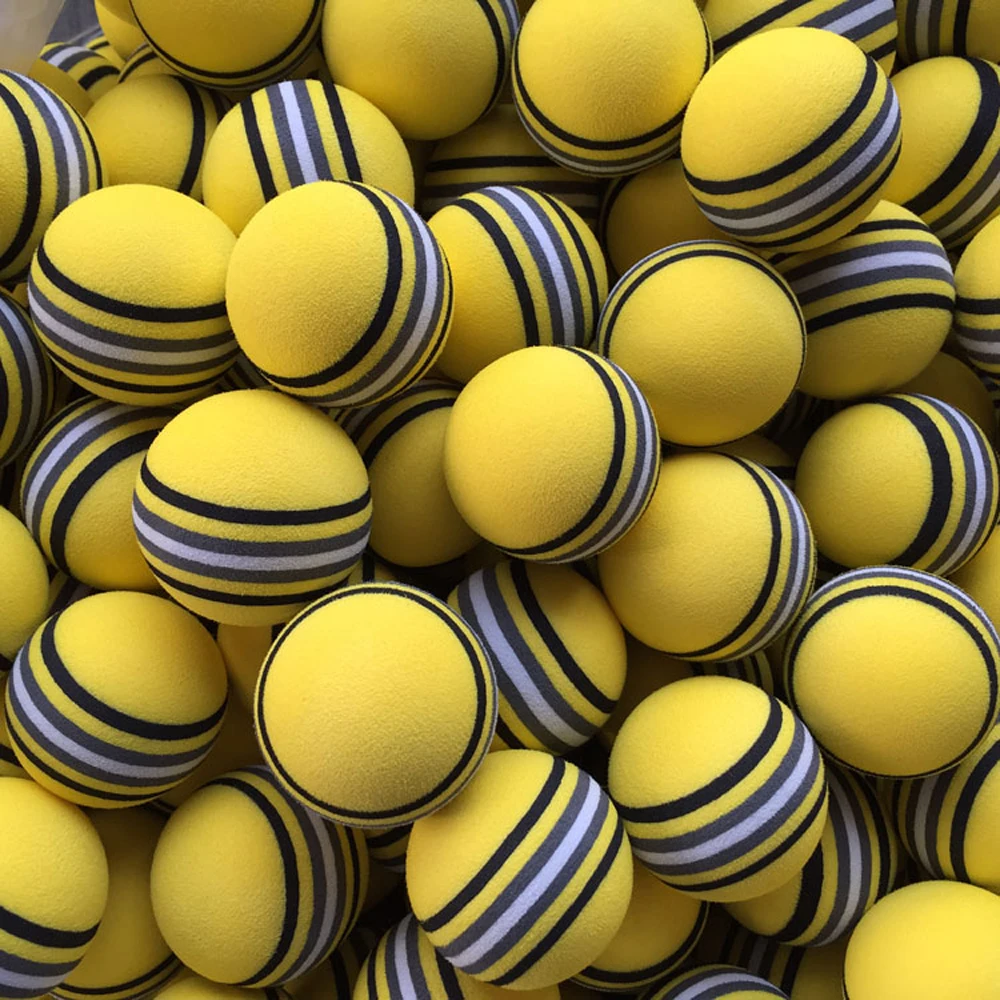 Golf balls sponge balls 50pcs/bag EVA foam golf balls indoor golf practice ball training aid