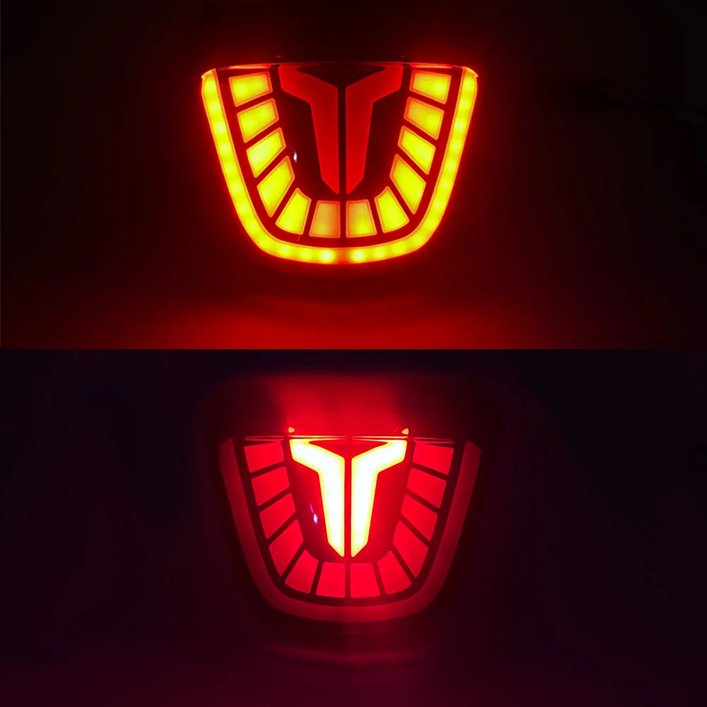 Motorcycle LED Tail Light Moto Rear Brake Light Indicator Lamp Taillight Flowing