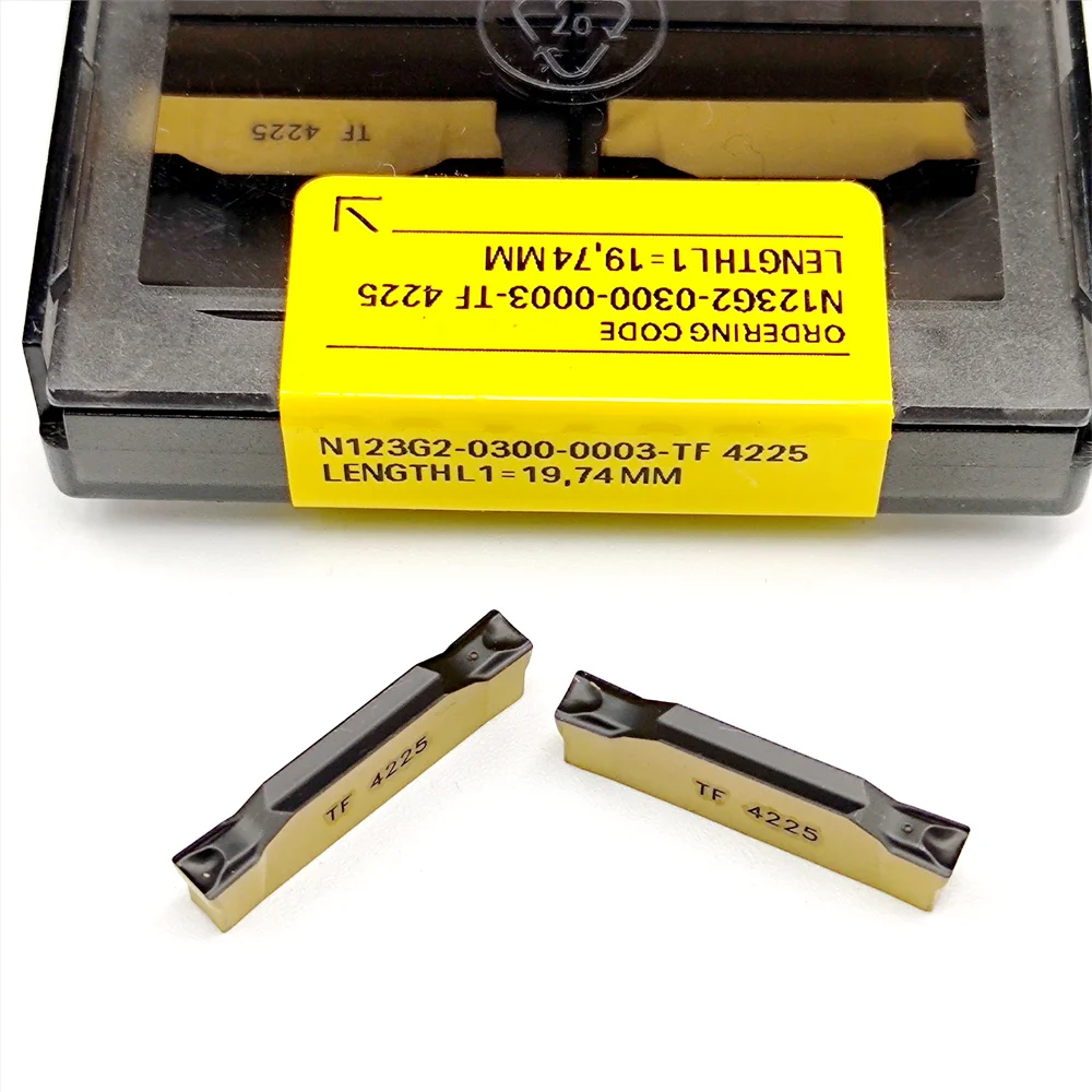 

Grooving Knife N123G2 0300 0003 CR1125 tf4225 Carbide Inserts Lathe Tool Groove Insert Cutting Tool N123G2 Alloy Turning Inserts