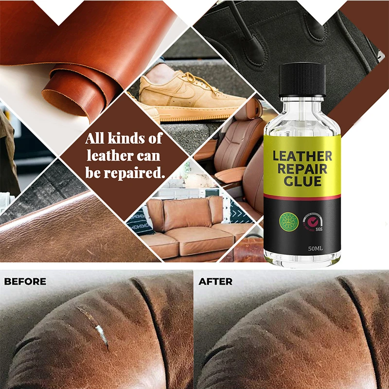 50ml Advanced Leather Repair Gel Repairs Burns Holes Gouges For Leather  Surface Sofa Car Seat Complementary Refurbish Cream - AliExpress