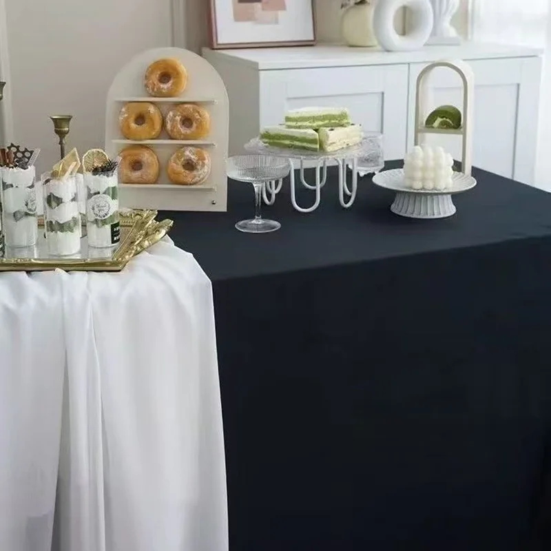 Rectangle Satin Tablecloth Wedding Party