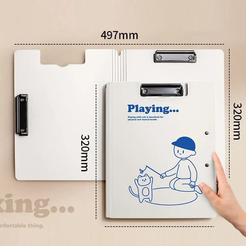 Waterproof Writing Pad, A4 Board, Clip Folder, pastas, grande capacidade, Memo Clip File, prancheta, organizador, escola, escritório