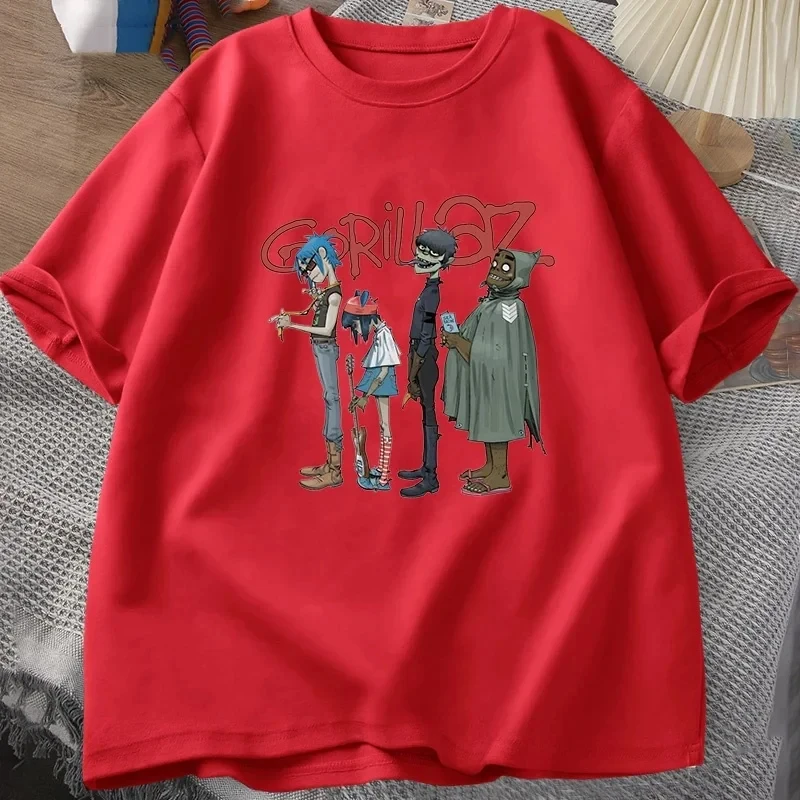 gorillaz tシャツ　90s 古着 GORILLAZ ゴリラズ バンドTシャツ バンT メンズXS 古着