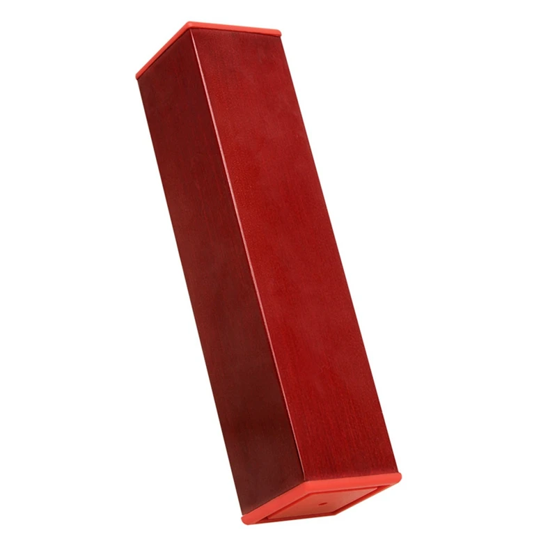 Hot Sale Rectangular Red Metal Sand Tube Metal Sand Tube Percussion Instrument Professional Accompaniment