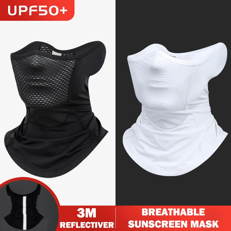 

Summer Outdoor Camping Fitness Sunscreen UV Protection Neck Cover Sports Breathable Ice Silk Sweat Absorbing Cycling Face Mask