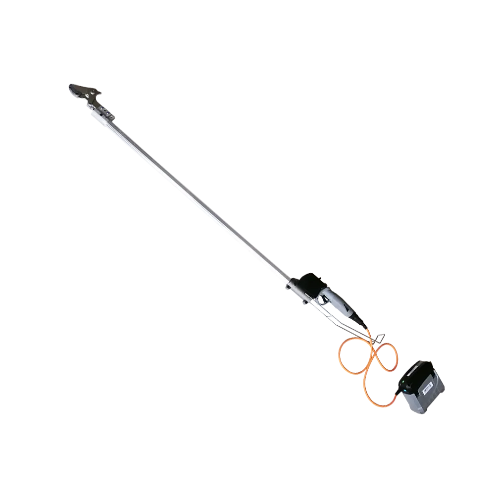 

Long handle electric pruner shears high trees cutting scissors