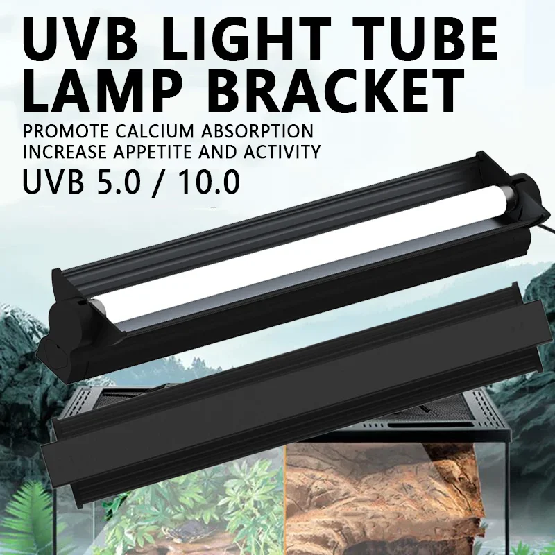 Reptile Heating Lamp UVB 5.0/10.0 Light Tube Turtle Basking Lamp Bracket Calcium Supplement Light Stand Amphibians Supplies