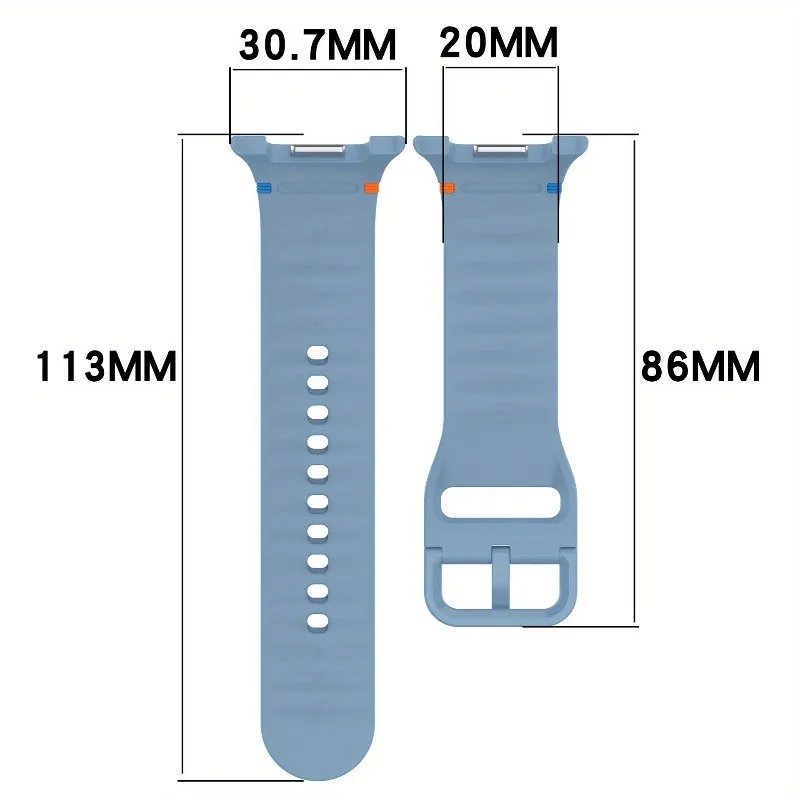 Silicone Strap & TPU Protector Case