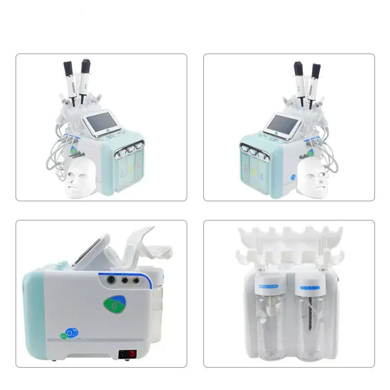 9-in-1 Korea Aqua Facial Dermabrasion H2O2 Water Oxygen Jet Peel Hydro Beauty Beauty Skin Cleansing Hydrofacial Machine