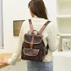 Retro Print Design Backpack Selection High Leather PU Texture Backpack Large Capacity Anti Theft And Water Repellent School Bags 5