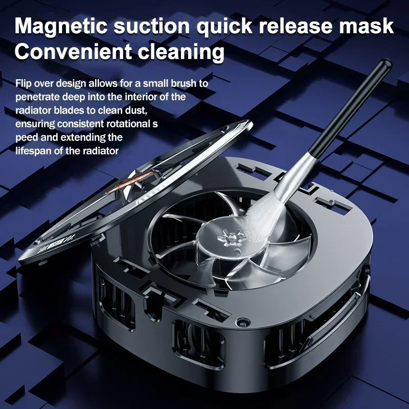 FS05 휴대용 및 저소음 열전 냉각 팬, 반도체 기반 기술 쿨러, iOS/안드로이드용 범용