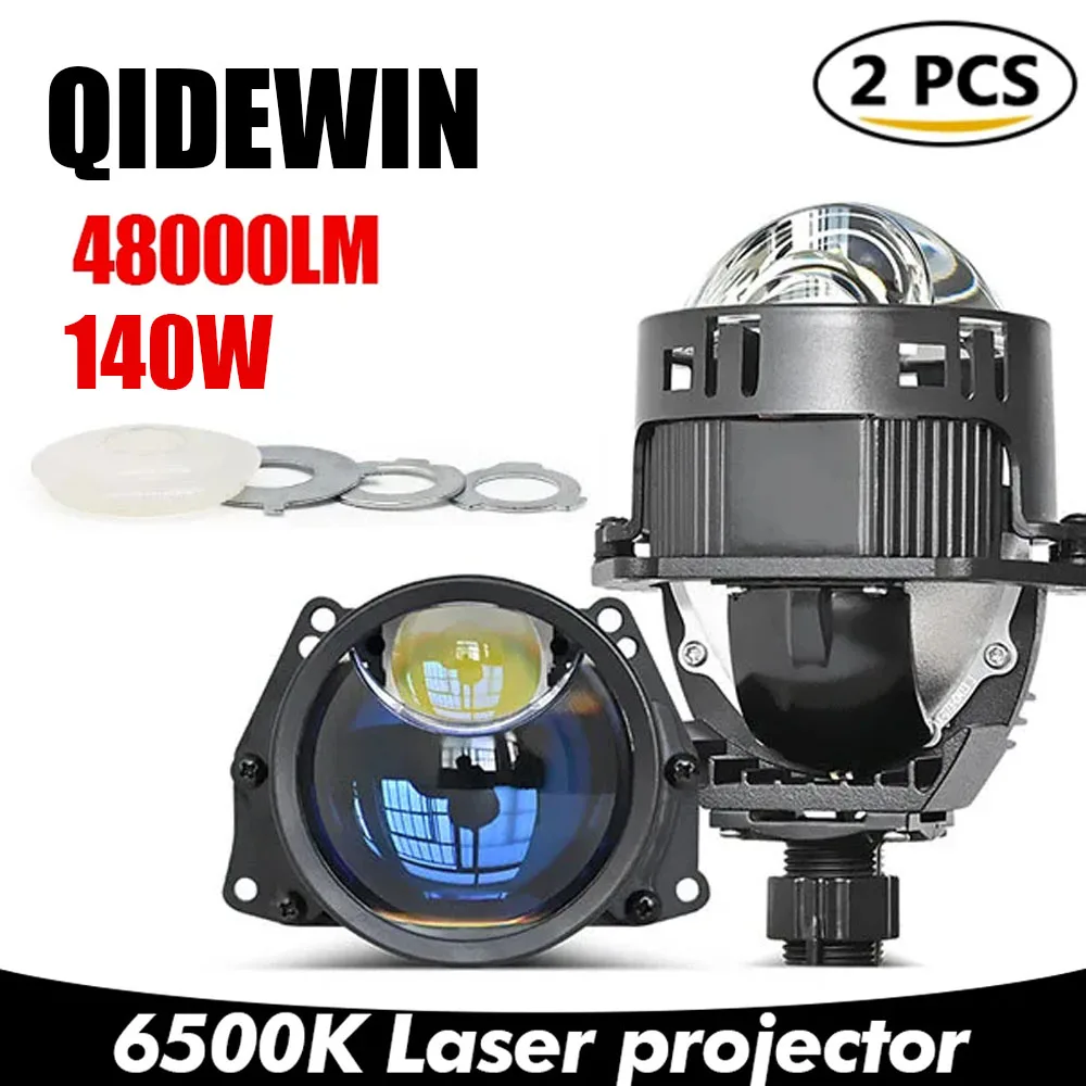 

120W High Power Fog Lights High Power Laser Lens H4 H7Led Lights for Vehicles Headlight Non-destructive Installation 2PCS