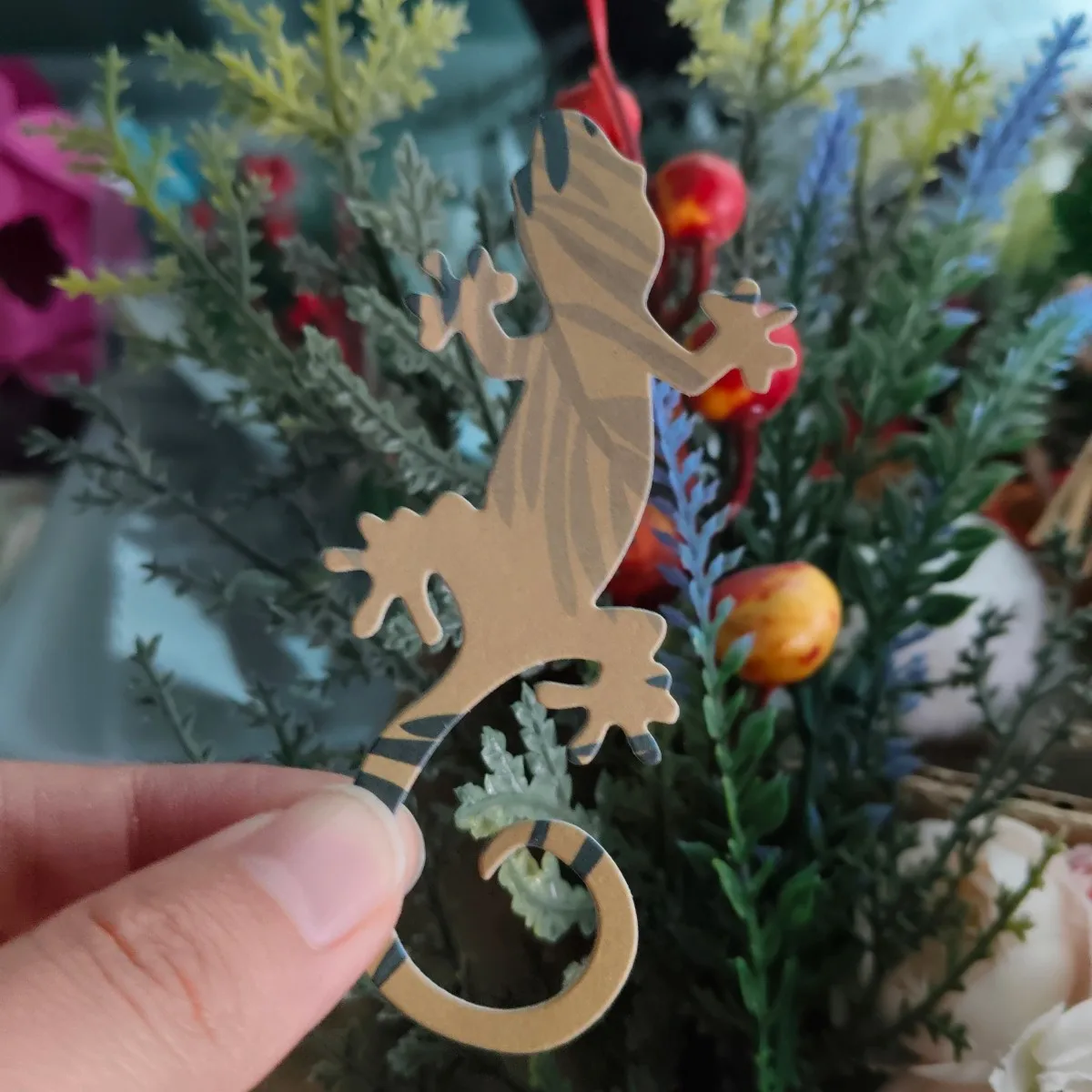 Gecko Animale Stampo In Metallo Fustellatura Artigianato Scrapbook Goffratura Fustellatura Album Di Foto Fustelle 2024 Nuovi Arrivi - Foto 5