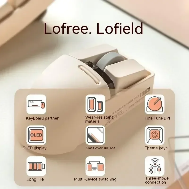 

Bluetooth-мышь Lofree Xiaoqiao беспроводная, 2,4 ГГц