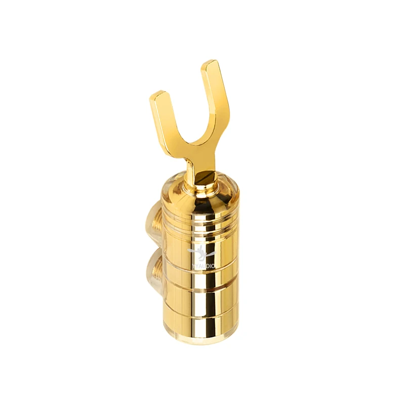 Xd Enchapado En Oro 100, Enchufe De Piezas Mono Profesional De 2 Polos, 6,35 Mm, 6,5 Mm, Enchufe