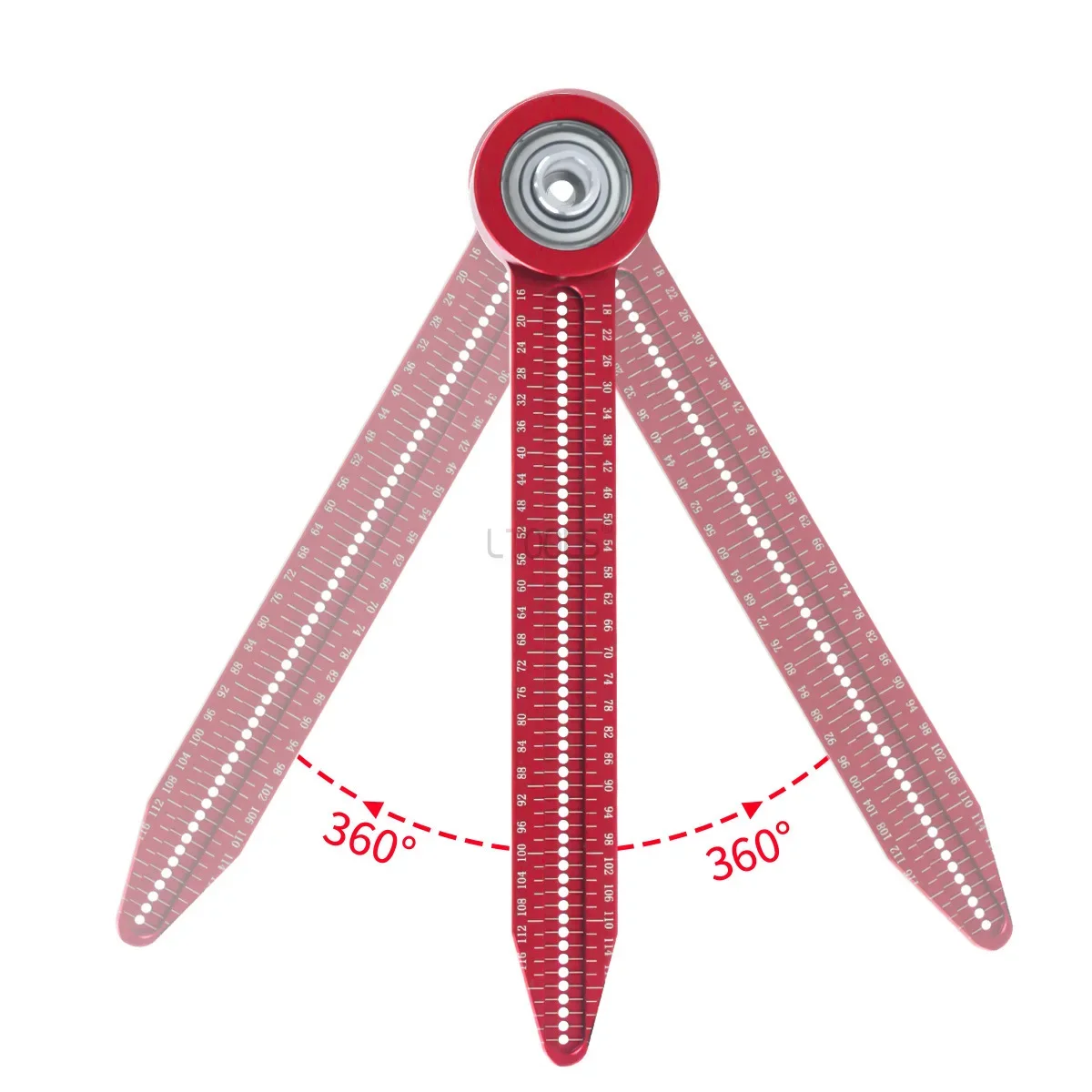 

Woodworking Scribe Gauge Carpentry Circular Drawing Compass Carpentry Hole Ruler Precision Scribe Gauge Marking Measurement Tool