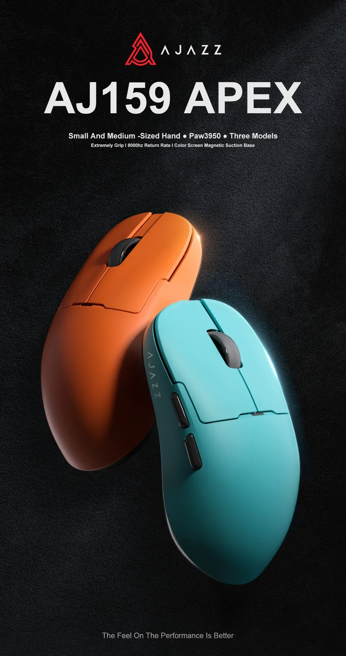 AJAZZ AJ159 APEX 8K Wireless High Performance Gaming Mouse