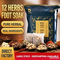 Sachets de bain de pieds à l'armoise 900g (30g x 30 sachets), Sachets de bain de pieds aux herbes naturelles (gingembre, carthame), Matières premières véritables, Pack Spa à domicile 1