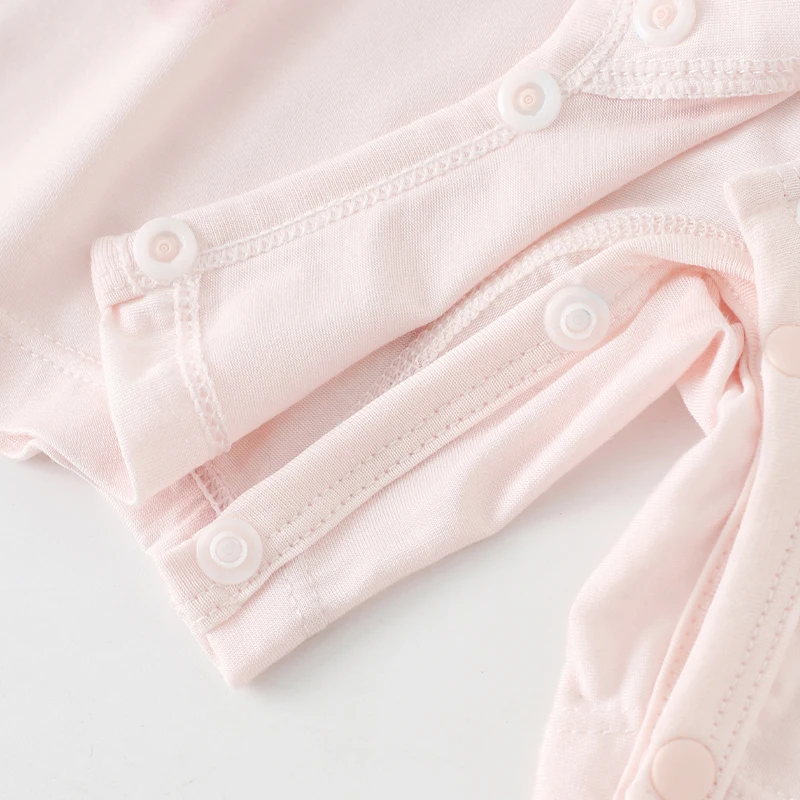 스윗 베이비 롬퍼 여름 얇은 모달 반팔 반바지 하렘 슈트 여아  크롤링 슈트 에어컨 슈트 아동 홈웨어